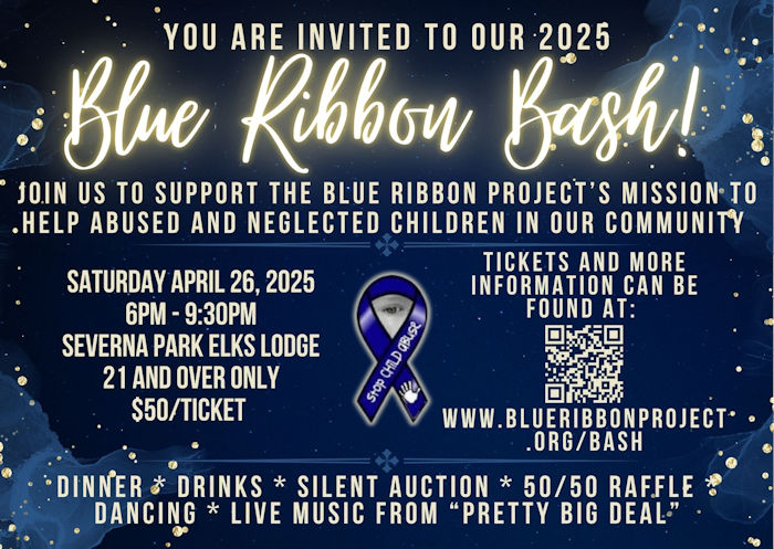 Blue Ribbon Bash invitation 2025