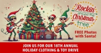 Fence & Deck Connection Rockin' Around the Christmas Tree Holiday Clothing Drive